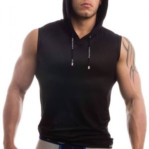 PUMP! Underwear Men’s Medium Black Hoodie Tank